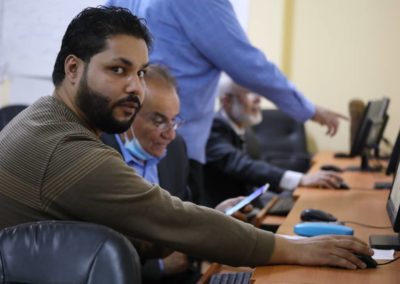 دورة تدريبية على المنصة الإلكترونية