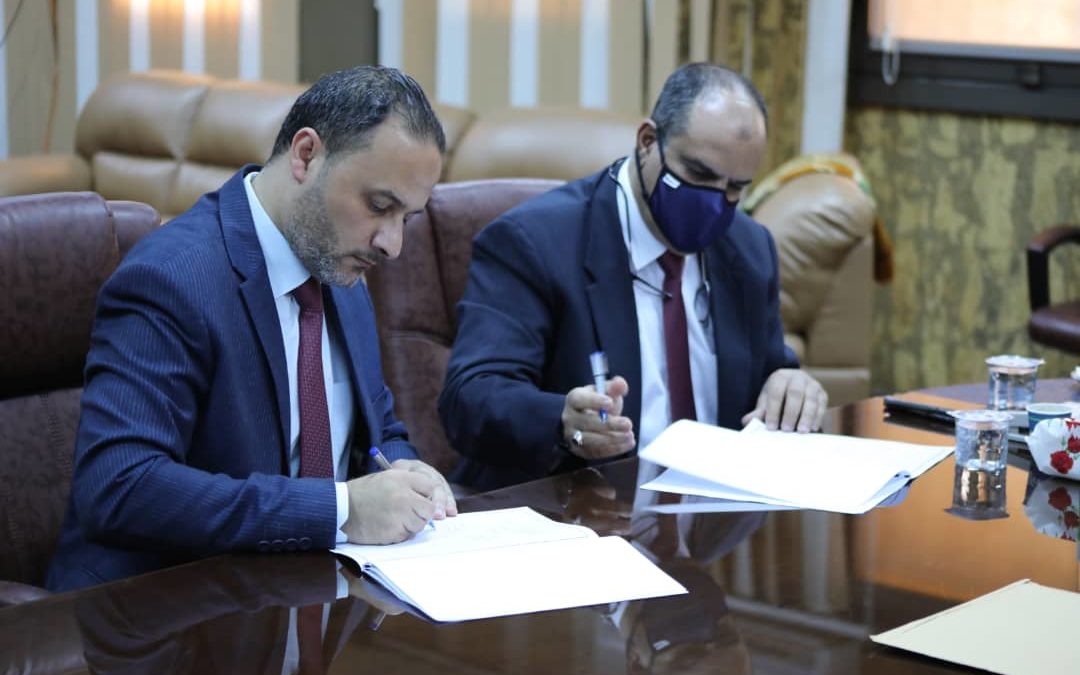 اتفاقية تعاون بين جامعة بنغازي والهيأة الليبية للبحث العلمي