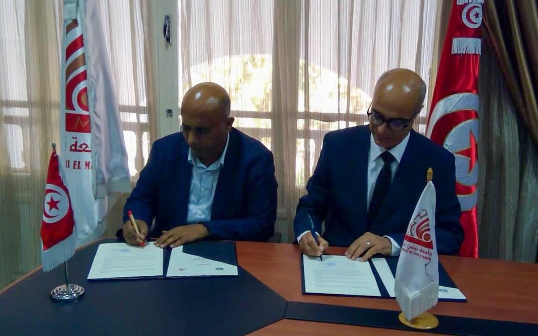 جامعة بنغازي توقع مذكرة تفاهم مع جامعة تونس المنار