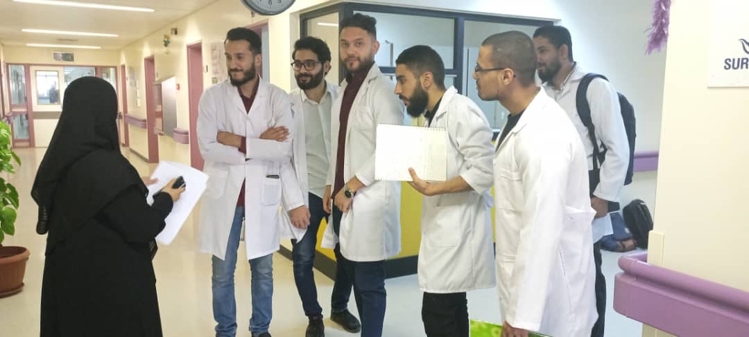 طلبة السنة الرابعة يؤدون الامتحان السريري