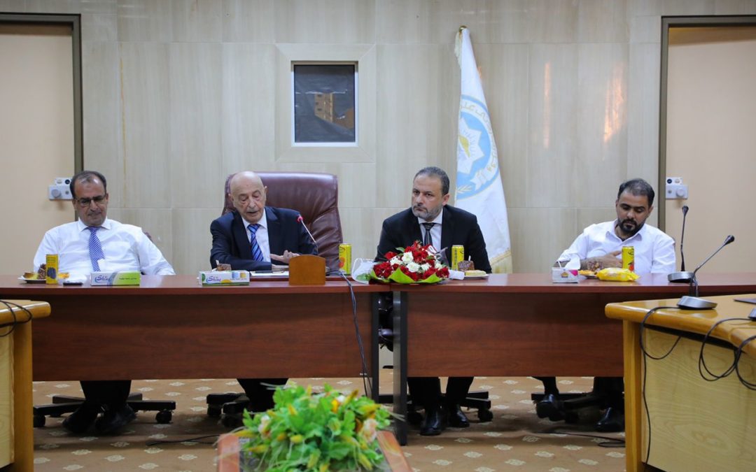 «رئاسة الجامعة» تستقبل رئيس مجلس النواب الليبي