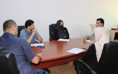 الاجتماع الأول لحفل تكريم أوائل جامعة بنغازي