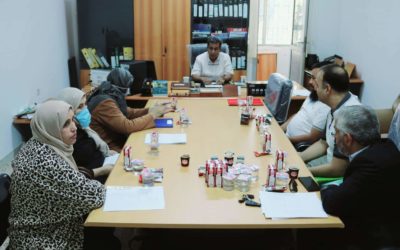 آخر مستجدات اعتماد طب المرج أمام عميد الكلية