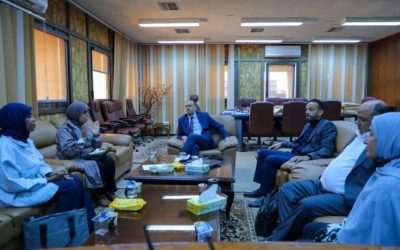 رئيس الجامعة يلتقي بأعضاء هيئات قضائية في بنغازي