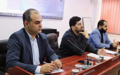 المسجل العام ومدير مركز التوثيق والمعلومات يبحثان آلية إجراءات المنحة الطلابية