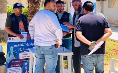 📌جامعة بنغازي تشارك في مبادرة:(التطعيم حماية)