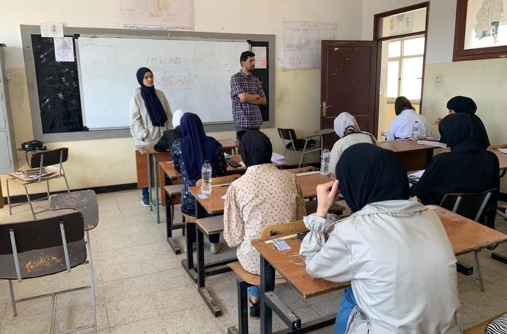 “جولة تفقدية لمسجل عام جامعة بنغازي  للامتحانات النهائية في العلوم التطبيقية”
