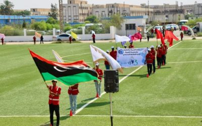 مشاركة إدارة النشاط بجامعة بنغازي في بطولة كرة القدم 11 للمدارس في ليبيا”