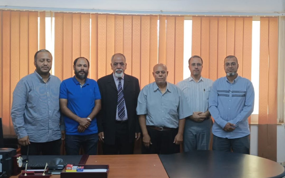 “مراسم تسليم واستلام هيئة تحرير مجلة جامعة بنغازي العلمية”