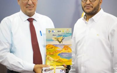 الوفد الإيطالي في زيارة لجامعة بنغازي