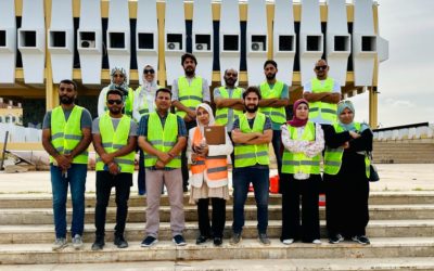 تنفيذ خطة الإخلاء بنجاح في مبنى الإدارة العامة بالجامعة