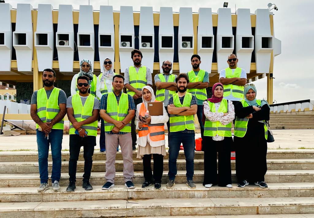 تنفيذ خطة الإخلاء بنجاح في مبنى الإدارة العامة بالجامعة