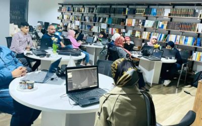 تستمر دورة الجرافيك ليومها الرابع