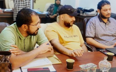 “اجتماع مهم لمركز المعلومات والتوثيق بالجامعة لمناقشة تنفيذ الخطط وحل الصعوبات”