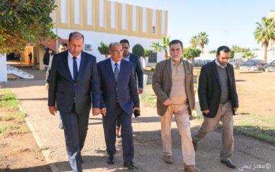 وزير التعليم العالي يزور مجمع الكليات الطبية ويشيد بجهود الإدارة والكليات في الصيانة