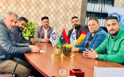 زيارة فريق مركز التوثيق والمعلومات جامعة بنغازي لكلية التربية البدنية المرج