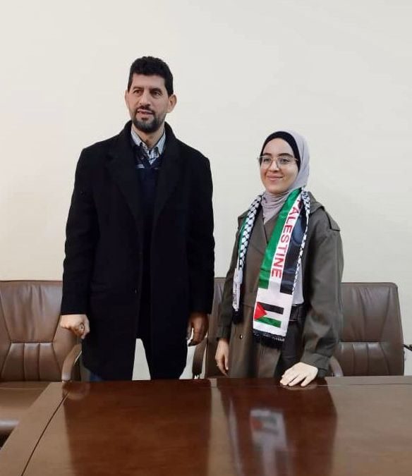 جامعة بنغازي تستقبل الطلبة الوافدين من جامعة غزة بفلسطين