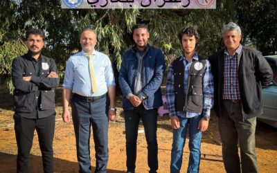 “رئيس جامعة بنغازي يدعم مشروع زراعة الزعفران لخريجي كلية الزراعة”
