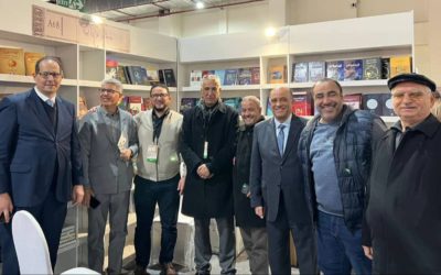أعضاء مكتبة الكونغرس الأمريكي في زيارة إلى جناح جامعة بنغازي