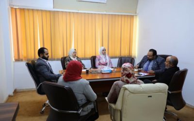 “اللجنة المشرفة تجتمع لإعداد وصيانة السياسة العامة للمستودع الرقمي لجامعة بنغازي”