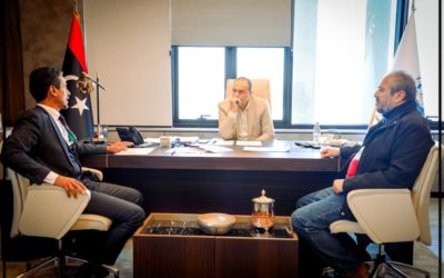 رئيس جامعة بنغازي يبحث سبل تطوير مركز اللغات والحصول على الاختبارات العالمية