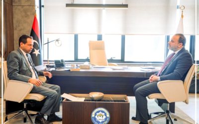 رئيس جامعة بنغازي يستقبل مدير عام الهيئة الوطنية لرعاية الموهوبين والمتفوقين