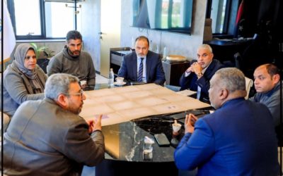 رئيس الجامعة يجتمع مع الجهات ذات العلاقة بأملاك الجامعة