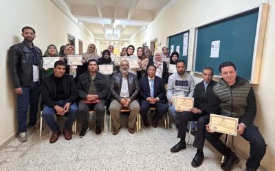 مكتب التدريب بإدارة الدراسات العليا يختتم دورته المكثفة