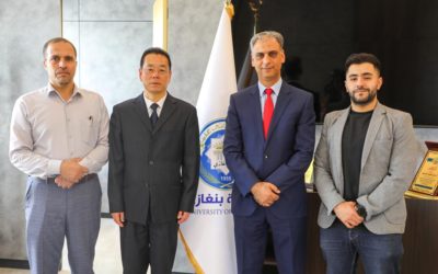 مكتب التعاون الدولي بجامعة بنغازي يستقبل نائب مدير شركة Huawei الصينية