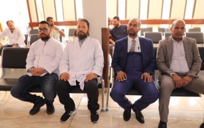 العيادة بجامعة بنغازي تحتفي باليوم العالمي للتمريض