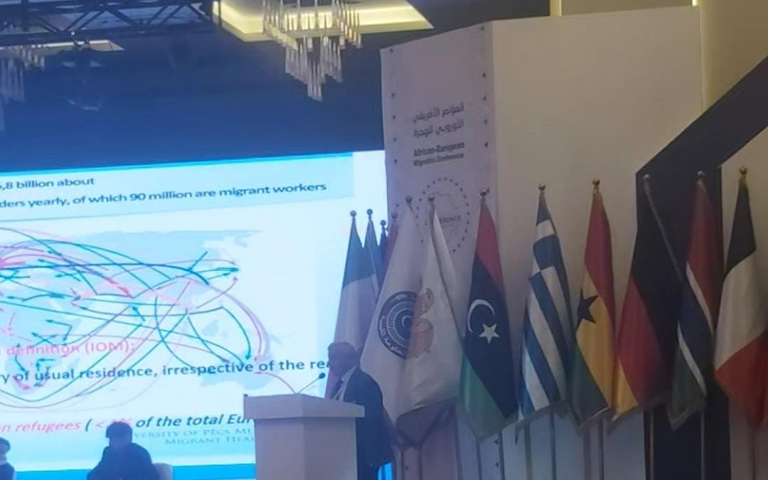 جامعة بنغازي تشارك بأبحاث علمية في المؤتمر الأوروبي الأفريقي للهجرة