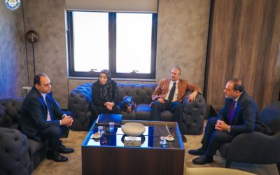 رئيس جامعة بنغازي يجتمع مع القنصل المغربي