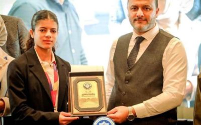 بطلة نادي جامعة بنغازي سما فريطيس تستعد للمشاركة في بطولة نسور قرطاج الدولية