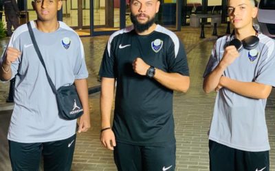أبطال نادي جامعة بنغازي للملاكمة يشاركون في بطولة مدنين الدولية بتونس