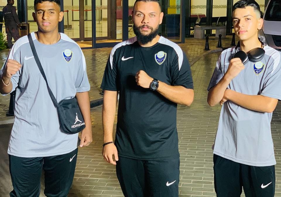 أبطال نادي جامعة بنغازي للملاكمة يشاركون في بطولة مدنين الدولية بتونس