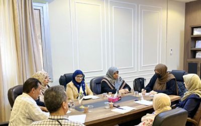 فريق التدقيق و المراجعة التابع للجنة متابعة عمل المجلات العلمية يقوم بزيارة لهيئة تحرير المجلة الليبية لتطبيقات الصحة العامة.