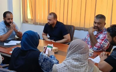 الاجتماع الأول لفريق مشروع الأرشفة الإلكترونية بالجامعة التابع لمركز المعلومات والتوثيق