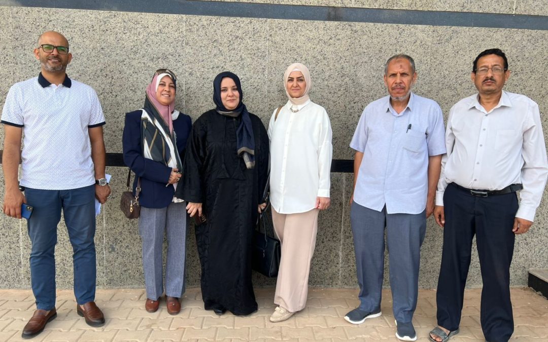 فريق التدقيق و المراجعة يزور هيئة تحرير مجلة كلية التربية العلمية بجامعة بنغازي