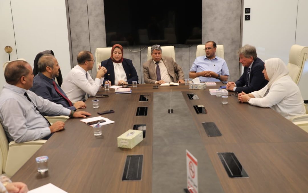 استقبال القنصل الإيطالي في جامعة بنغازي