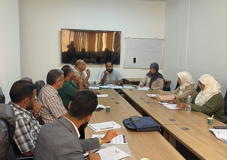 اجتماع مهم لمكاتب التوثيق والمعلومات بالكليات لبدء خطة عمل دليل IDC