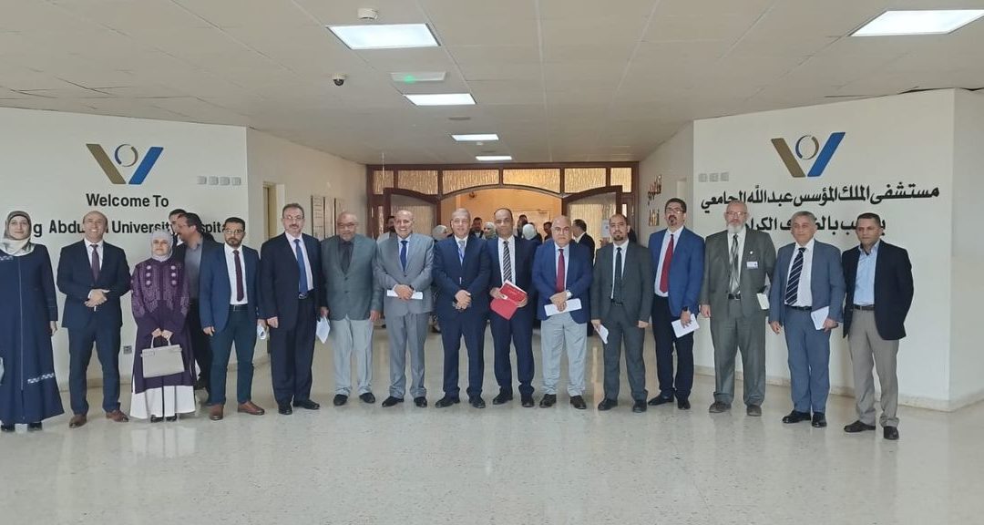 أساتذة من جامعة بنغازي يساهمون في اعتماد مستشفى الملك عبدالله المؤسس الجامعي في الأردن