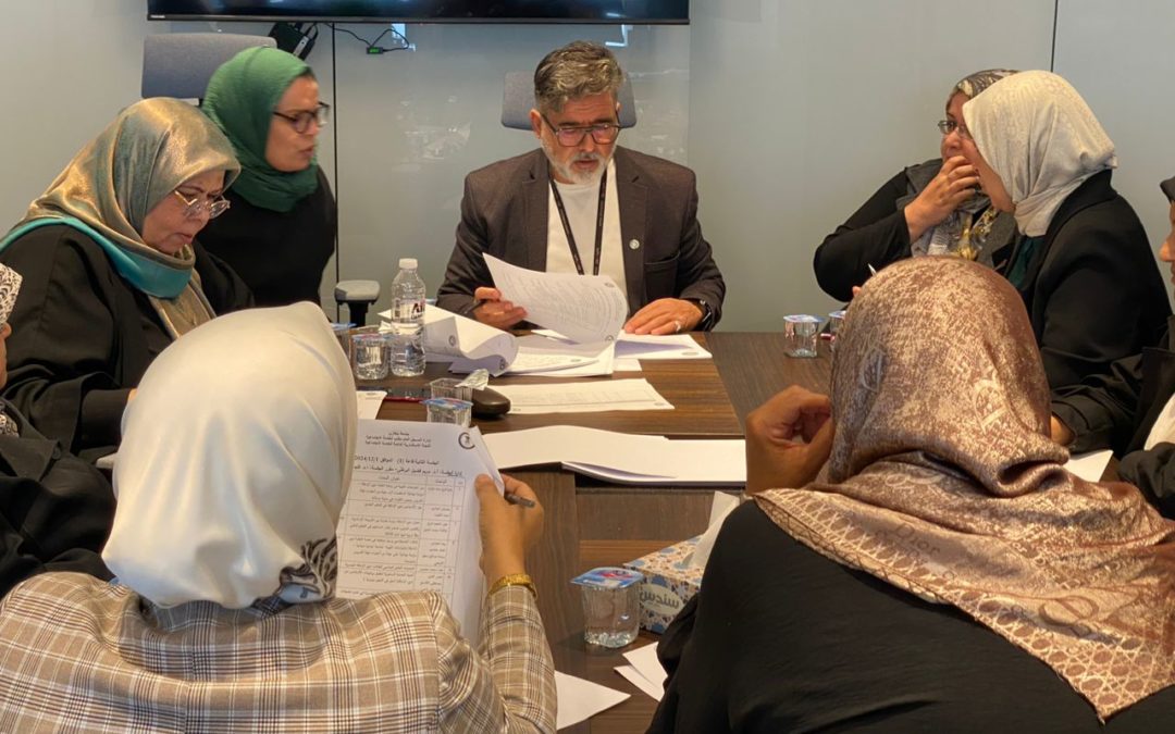 اجتماع رئيس المؤتمر مع اللجنة العلمية والتحضيرية للمؤتمر العلمي الدولي الأول للتعليم العالي للأشخاص ذوي الإعاقة