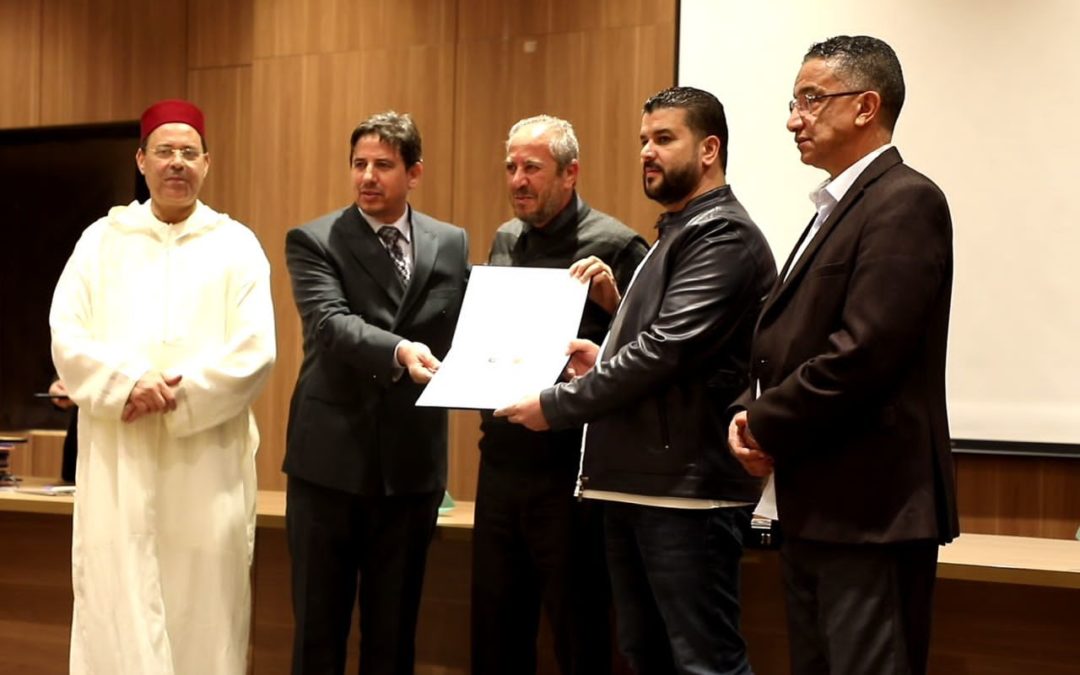 القنصل المغربي يكرم رئيس جامعة بنغازي ومدير مركز اللغات تقديراً لجهودهما