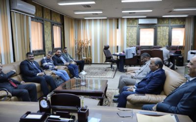 جامعة بنغازي تستقبل وفدًا من المجلس العربي للاختصاصات الصحية