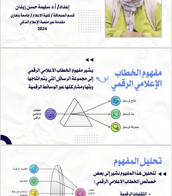 مشاركة دولية للدكتورة سليمة حسن زيدان في منصة الإعلام الذكي العراقية