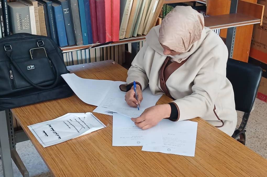 بداية الامتحان الشامل التحريري لطلبة الدراسات العليا بكلية الآداب