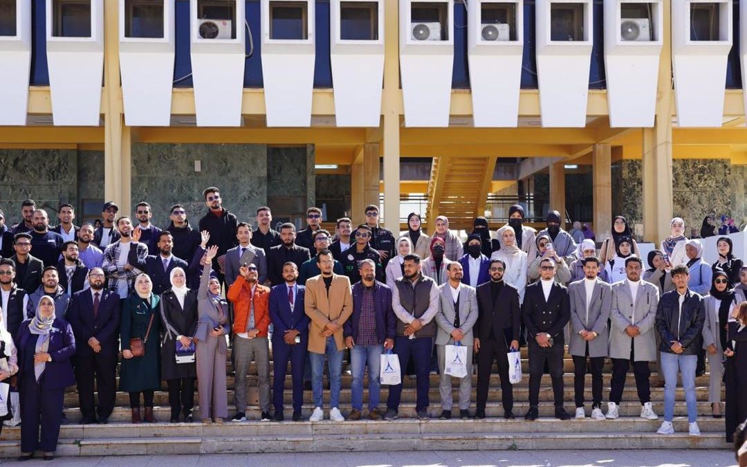 فريق UOBS لحاضنة أعمال جامعة بنغازي يعقد الملتقى الأول لطلبة جامعة بنغازي وفروعها تحت شعار: “جامعة بنغازي من الدمار إلى إعمار المباني والعقول”