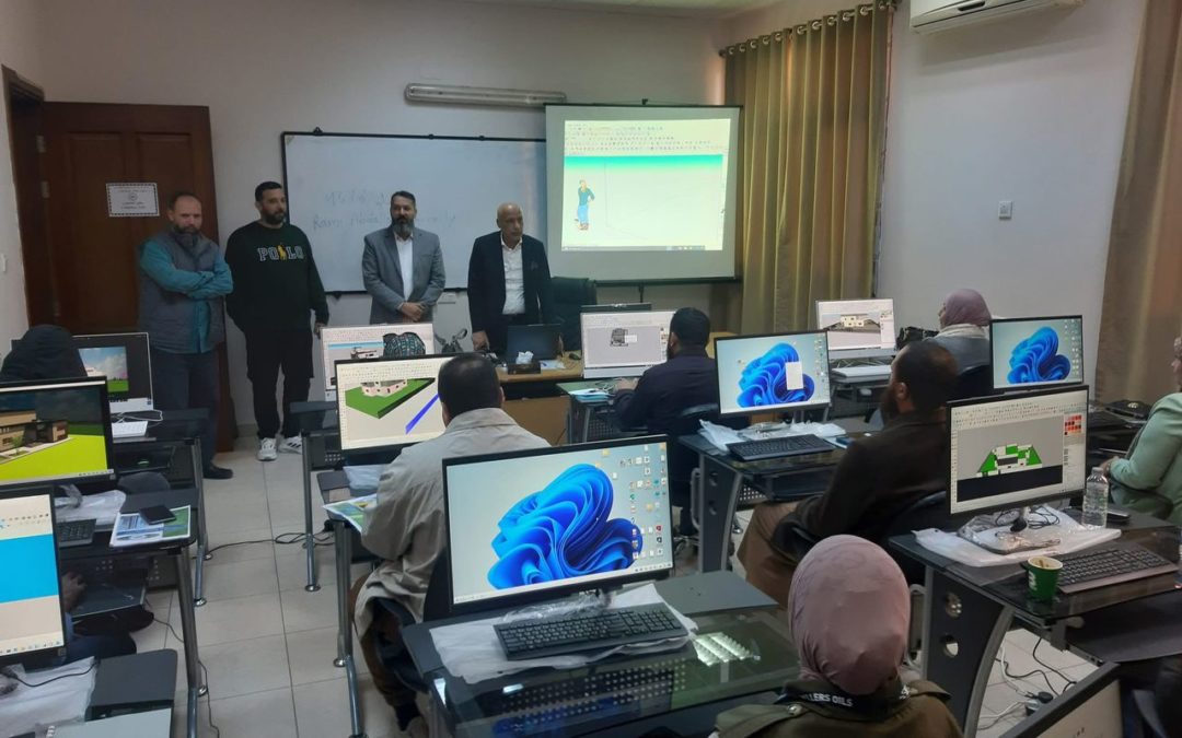 اختتام البرنامج التدريبي لدورة “SketchUp”