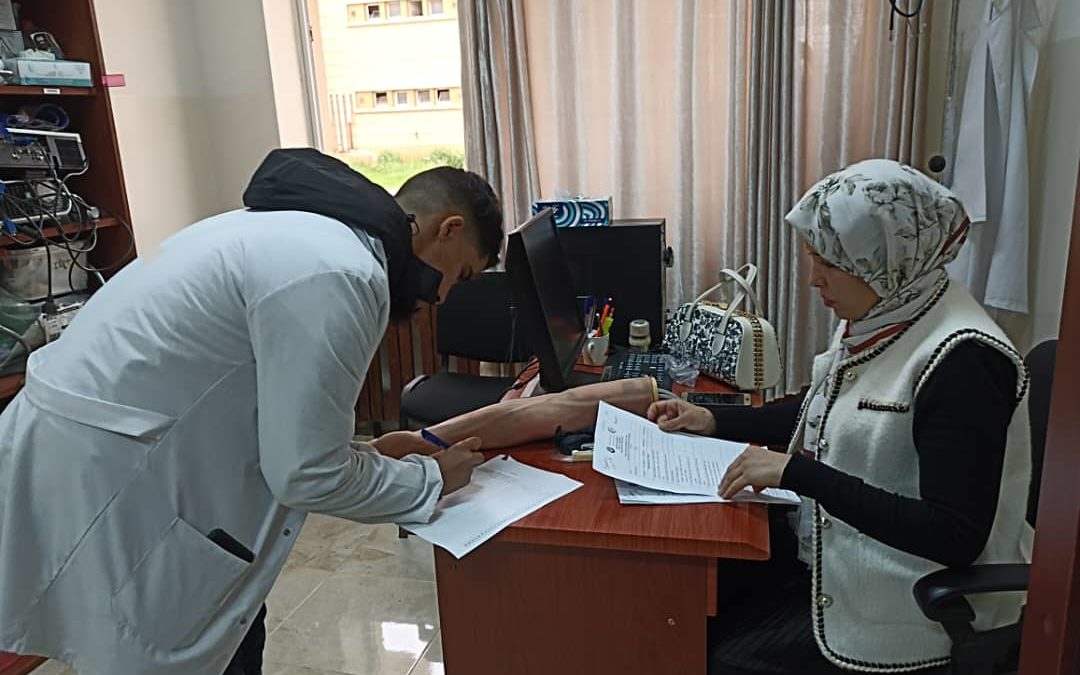 كلية التمريض تعقد الامتحانات النهائية