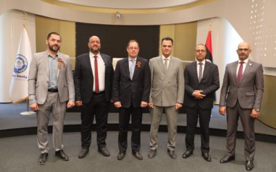 جامعة بنغازي تستقبل السفير الروسي لدى ليبيا والوفد المرافق له